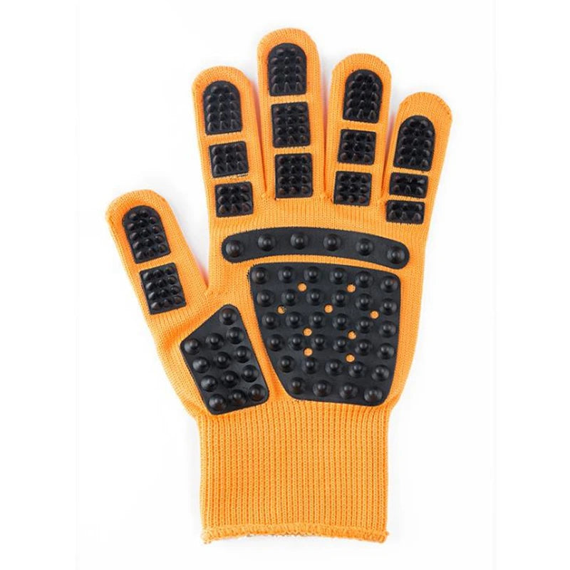 Vachtborstel-handschoen