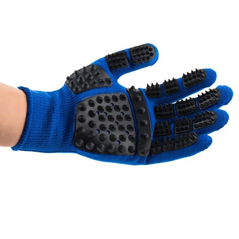 Vachtborstel-handschoen