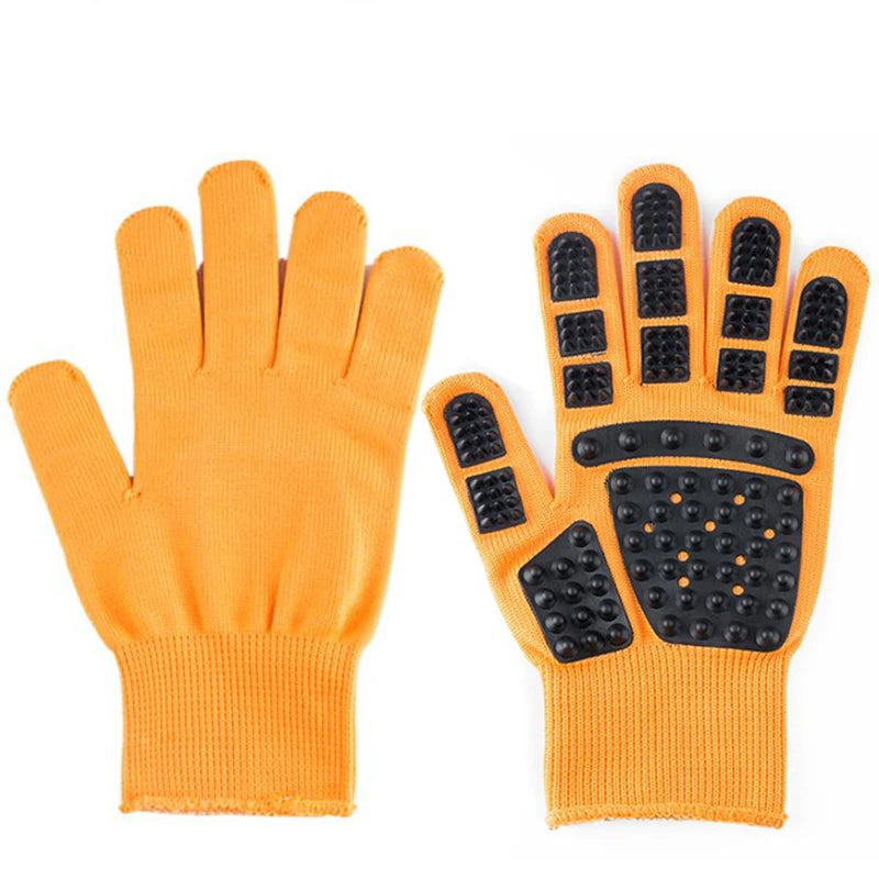 Vachtborstel-handschoen